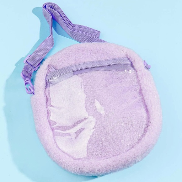 Kirby Fuwa Fuwa Fluffy Sling Bag cute kawaii - Picture 4 of 5